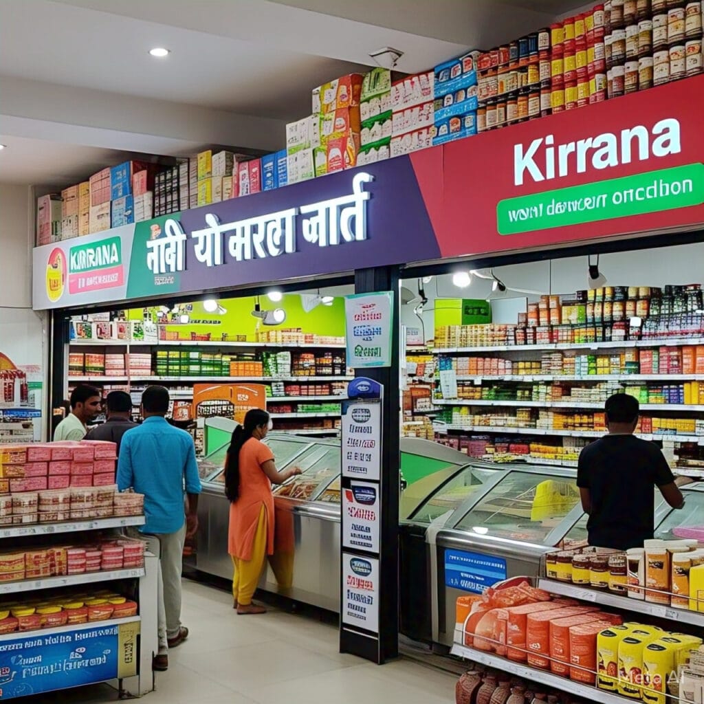 Kirana store with a Swiggy