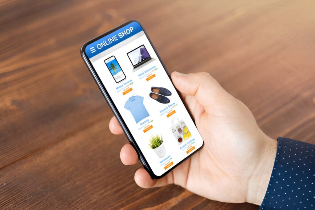 ordering from a phone